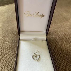 Ben Bridge white gold diamond pendant